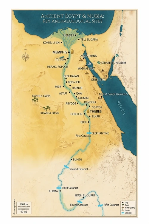 carte Egypte